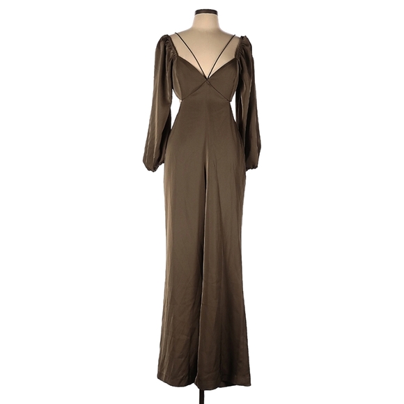 Sachin + Babi Formal Brown Prom Jumpsuit